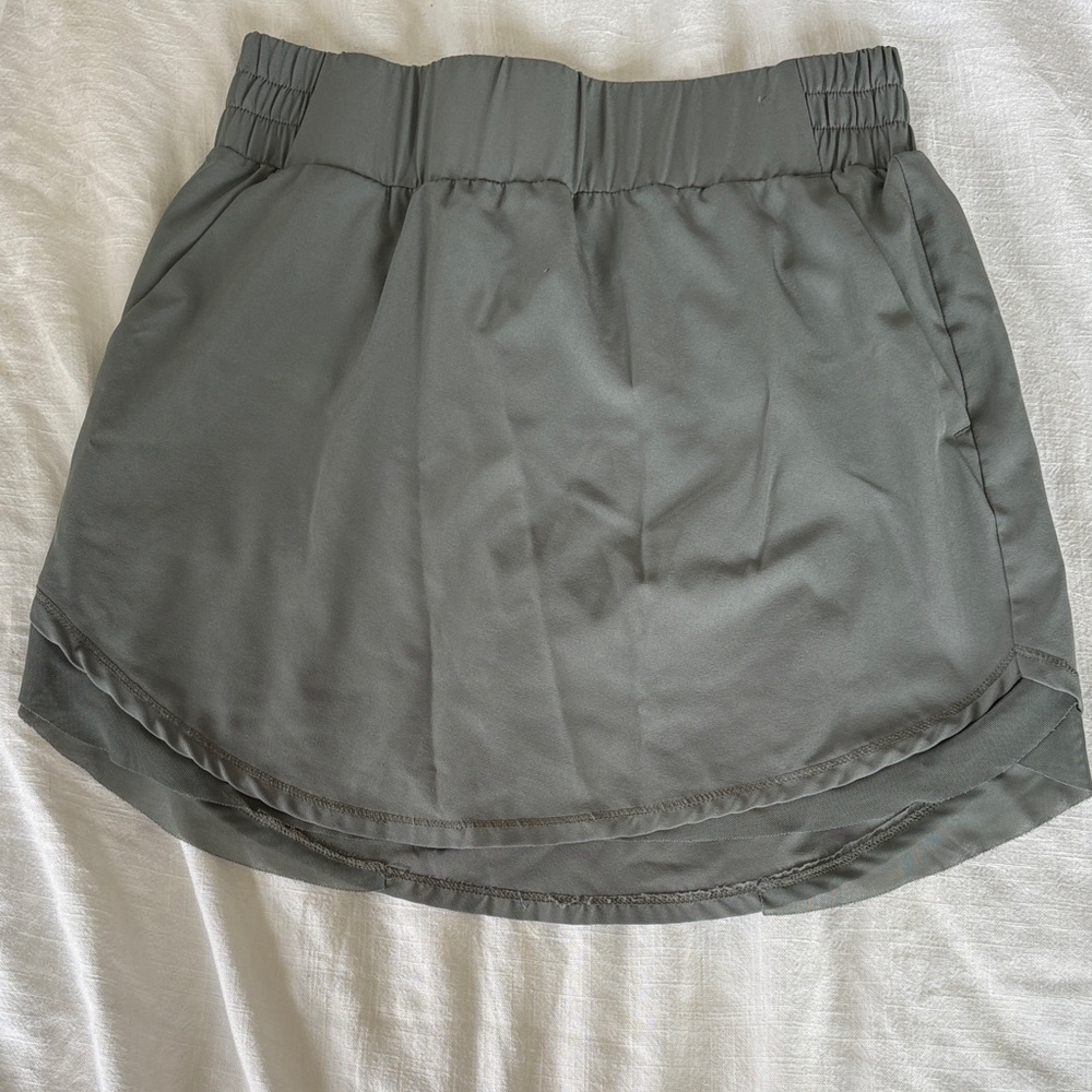 RBX Olive Green Active Mini Skirt